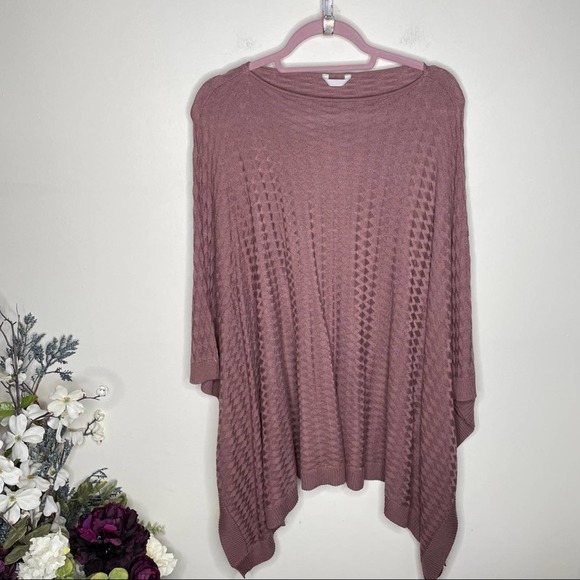 LULULEMON Divinity Poncho Woven Spanish Oak Mauve {X53} - Picture 4 of 7